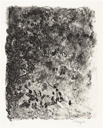 MARK TOBEY Two lithographs: Mandarin and Flowers * Ritual.